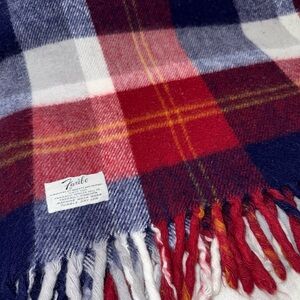 Faribault Plaid Wool Scarf